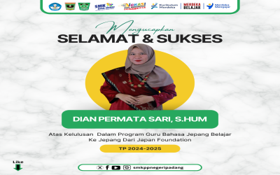 GURU BAHASA JEPANG SMK PP NEGERI BELAJAR LANGSUNG KE JEPANG DARI JAPAN FOUNDATION